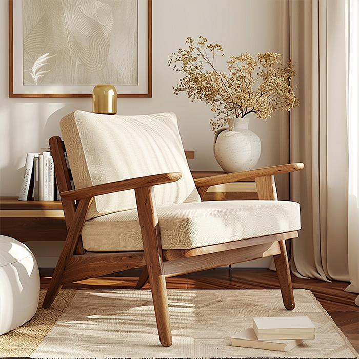 Mid-century modern armchair